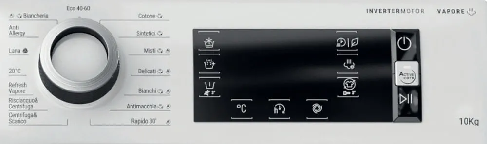 Lavatrice Hotpoint Ariston 10 Kg Classe A-20% Profondità 60 cm Centrifuga 1400 giri Inverter Vapore colore Bianco - NBT 1048 WD A IT - immagine 3