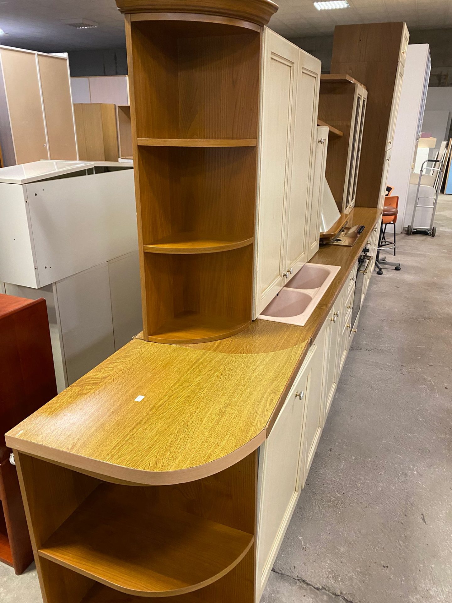 Mobile cucina con elettrodomestici : forno , cappa , lavandino e lavastoviglie S 4783 - immagine 4