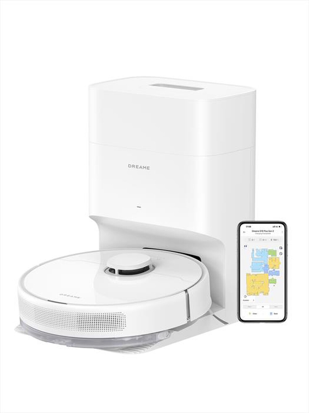 DREAME - Aspirapolvere robot D10 PLUS GEN2-Bianco | Codice:3171