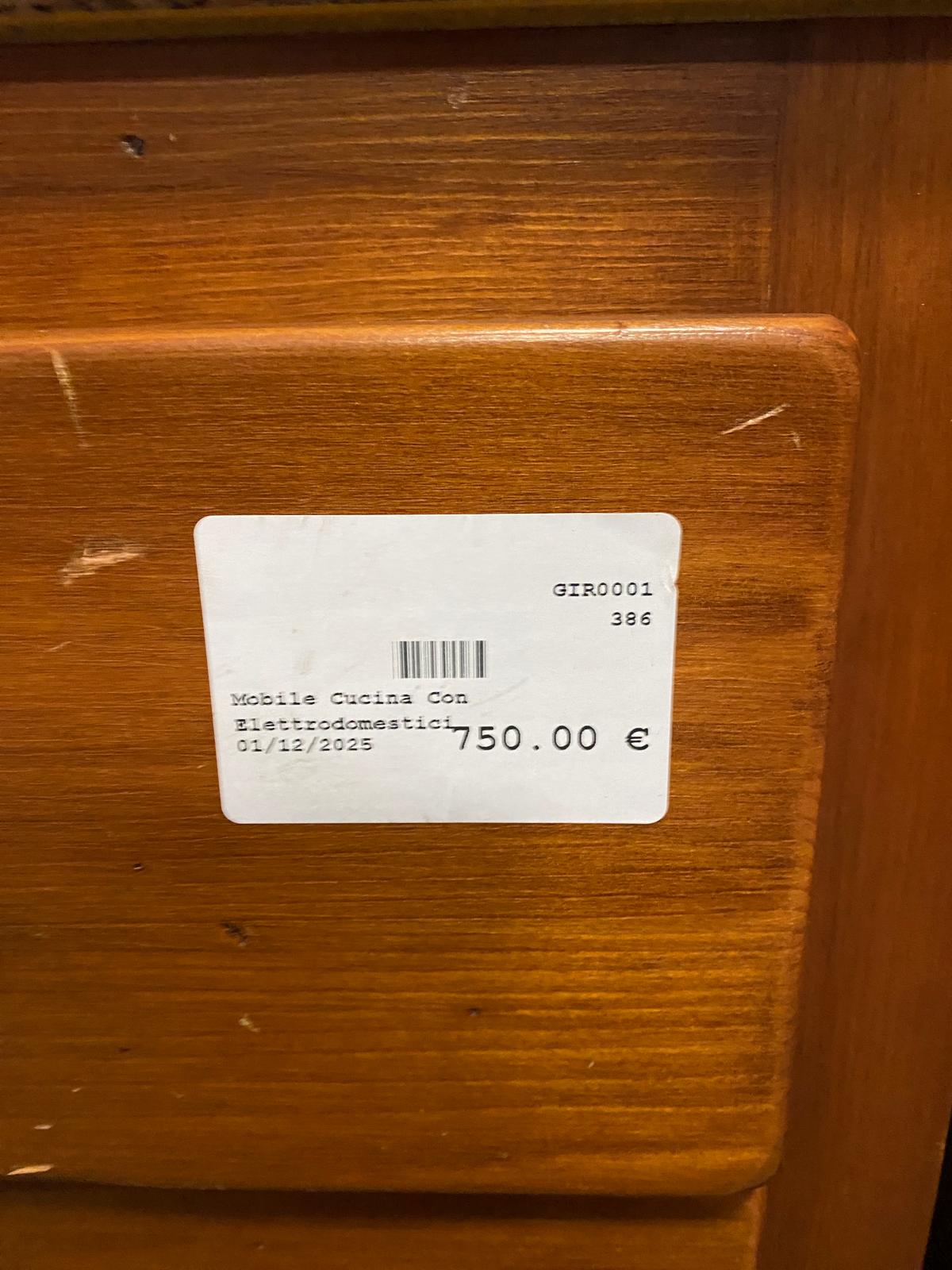 Mobile cucina con elettrodomestici codice:386 - immagine 3