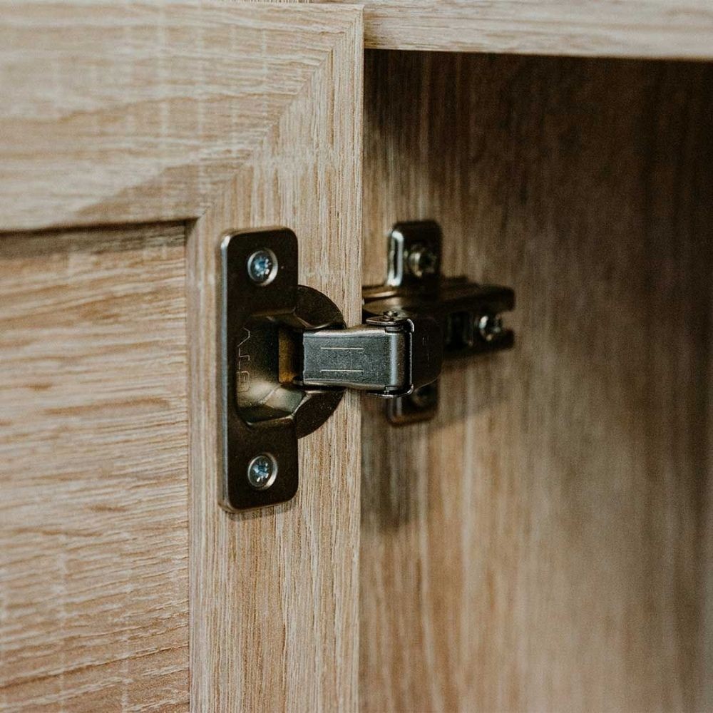 Armadio Bali 60A 2 ante e 2 cassetti effetto vimini - immagine 7