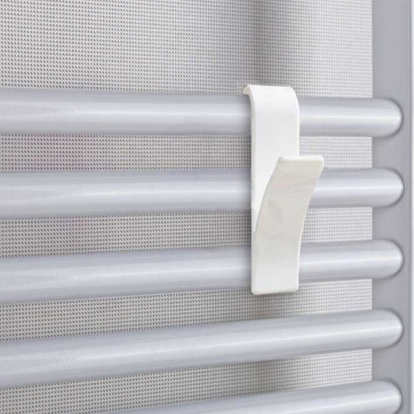 Gancio per asciugamani 4 pezzi colore bianco