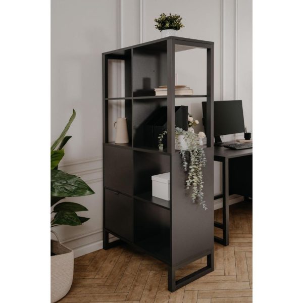 Libreria a giorno Sumatra20A antracite bifacciale