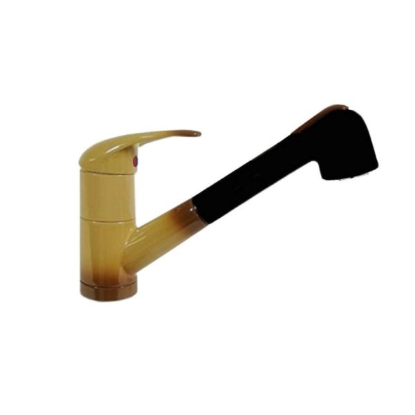 Miscelatore da cucina Mixo Paini 45DE568TCZ terra di francia doccetta estraibile