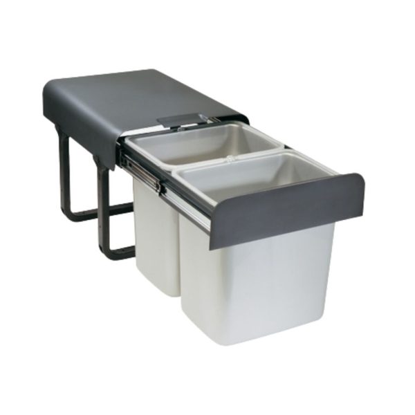 Pattumiera estraibile Ekko2 2 secchi da 16 litri