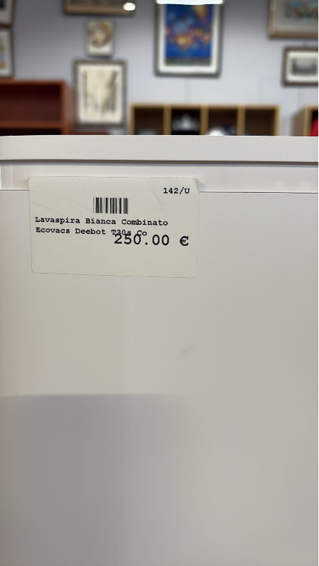 LAVASPIRA BIANCA COMBINATO ECOVACS DEEBOT T30S CO CODICE: 142/U - immagine 4
