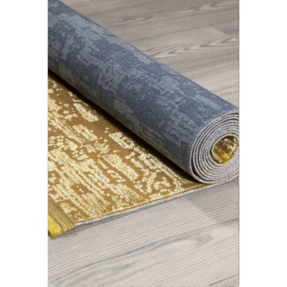 Tappeto antiscivolo Angel oro 120x180 superficie lucida - immagine 2
