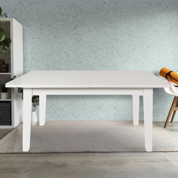 Tavolo allungabile Ligure 180 laccato bianco opaco