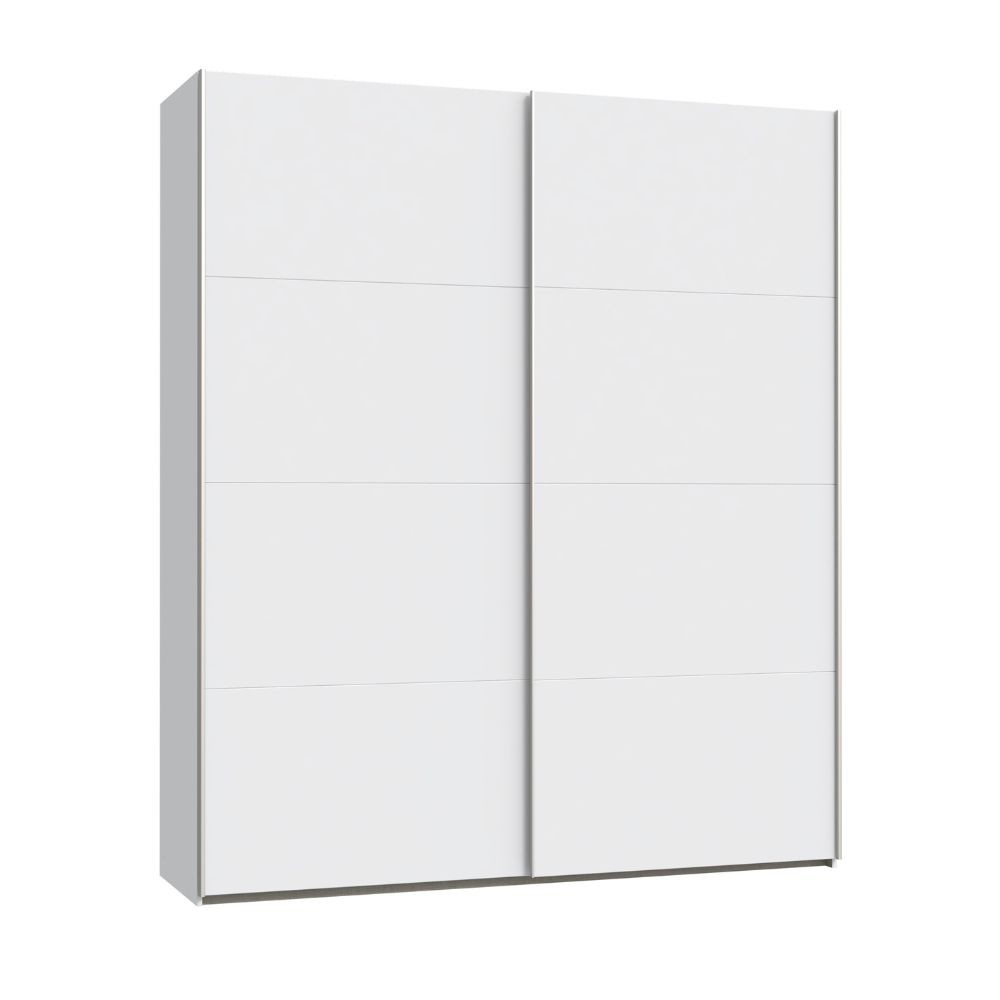 Armadio Afra 2 ante scorrevoli colore bianco - immagine 6