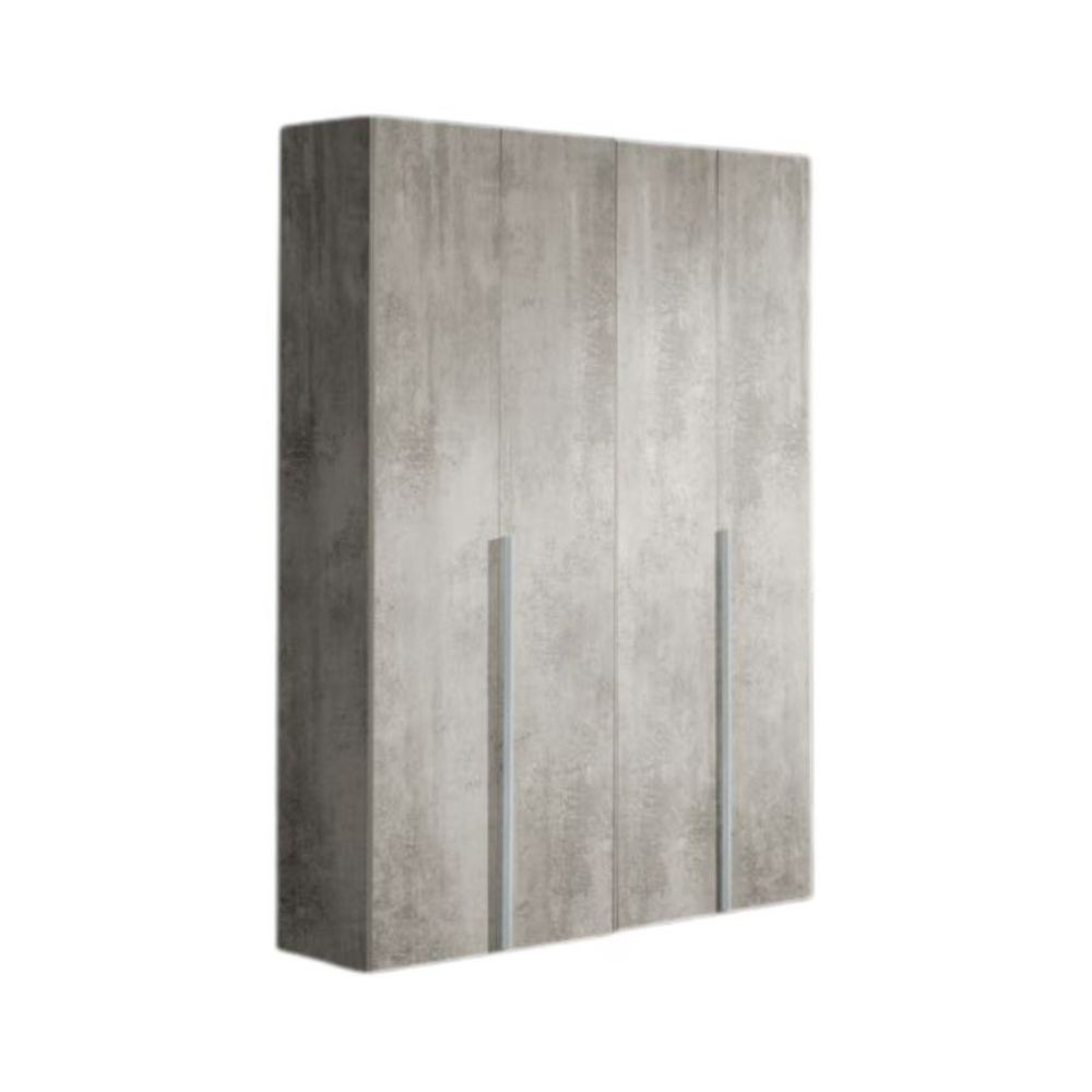 Armadio Urano 4 ante battenti ossido con maniglia in alluminio - immagine 2