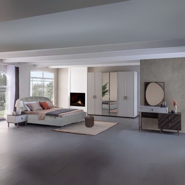 Camera da letto Merlin in colore mozambik spatolato