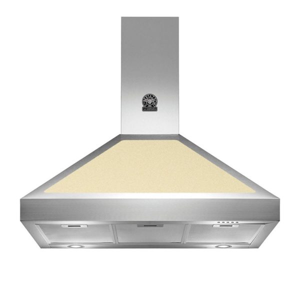 Cappa camino Bertazzoni K90AMHCRA 90 cm. 1 motore colore inox e crema classe A
