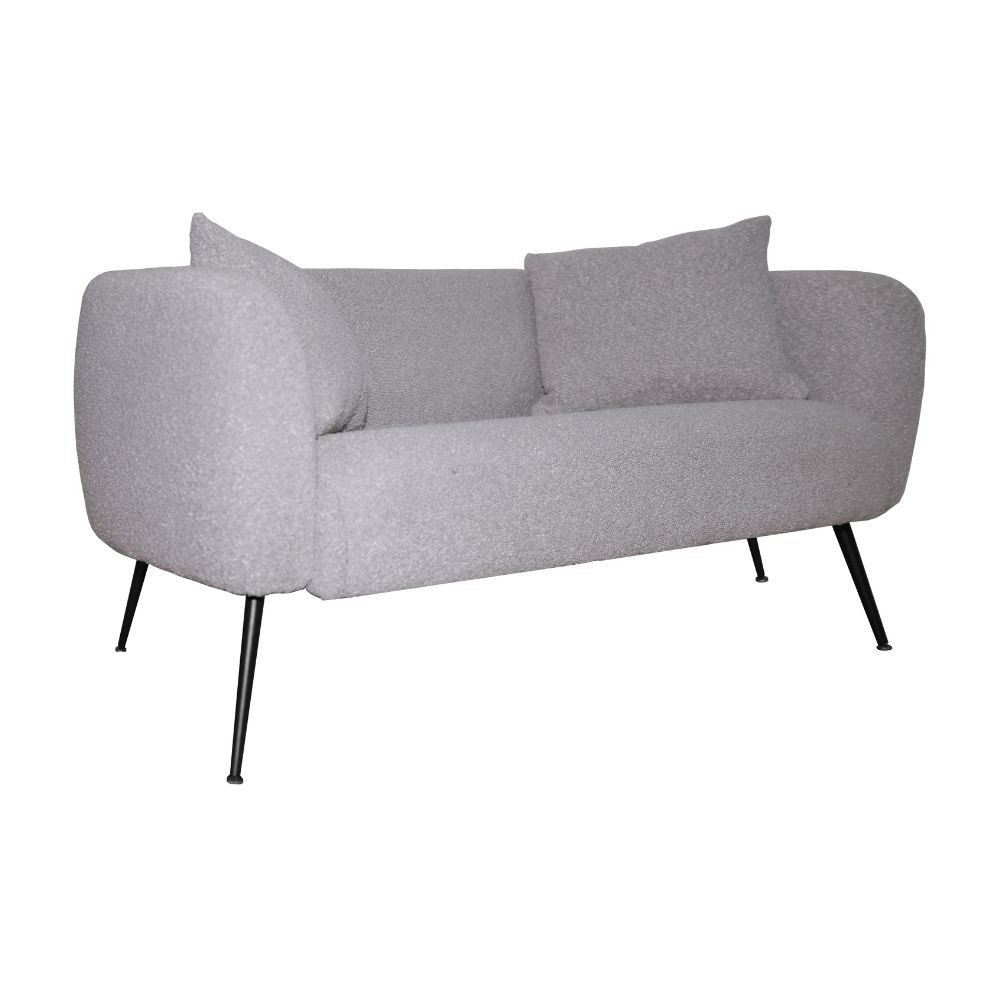 Divano imbottito Nuvia in tessuto Ascort colore taupe - immagine 3