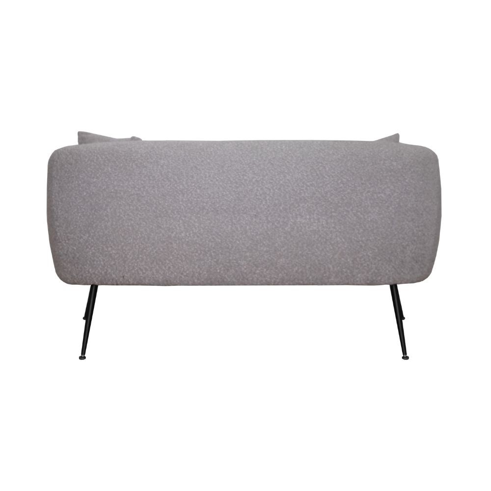 Divano imbottito Nuvia in tessuto Ascort colore taupe - immagine 8