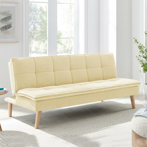 Divano letto Lunaria 3 posti colore crema 22AQ11-1