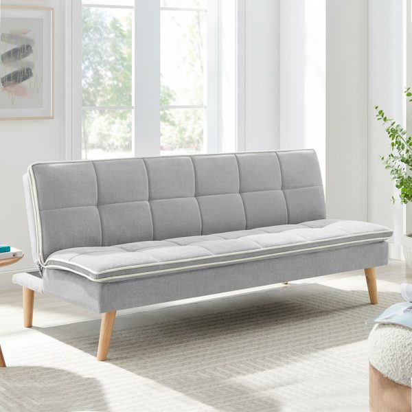 Divano letto Lunaria 3 posti colore grigio chiaro 22AQ11-25