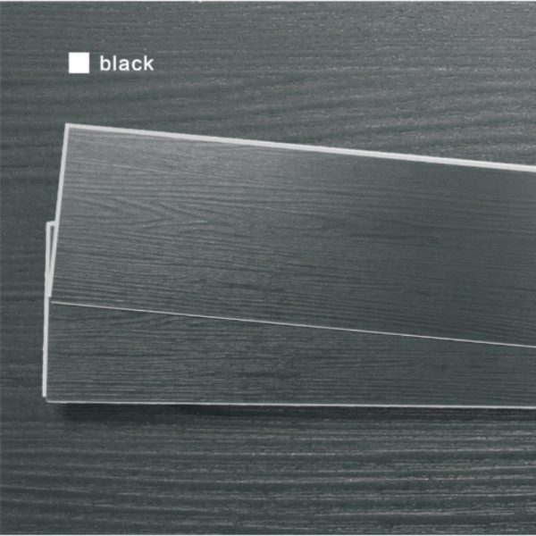 Pavimento in SPC 1220x181x5.0 mm. colore nero