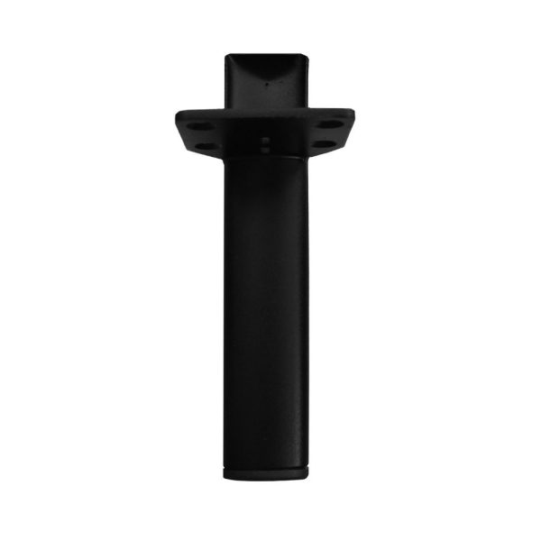 Piedino per mobile Scoby in acciaio colore nero H 17 cm.