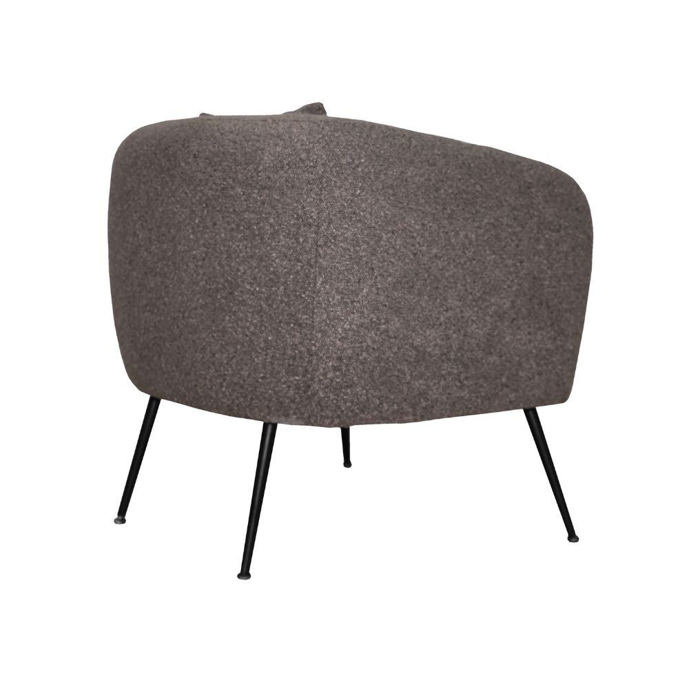 Poltrona pozzetto Nuvia in tessuto Ascort colore grigio mouse - immagine 5