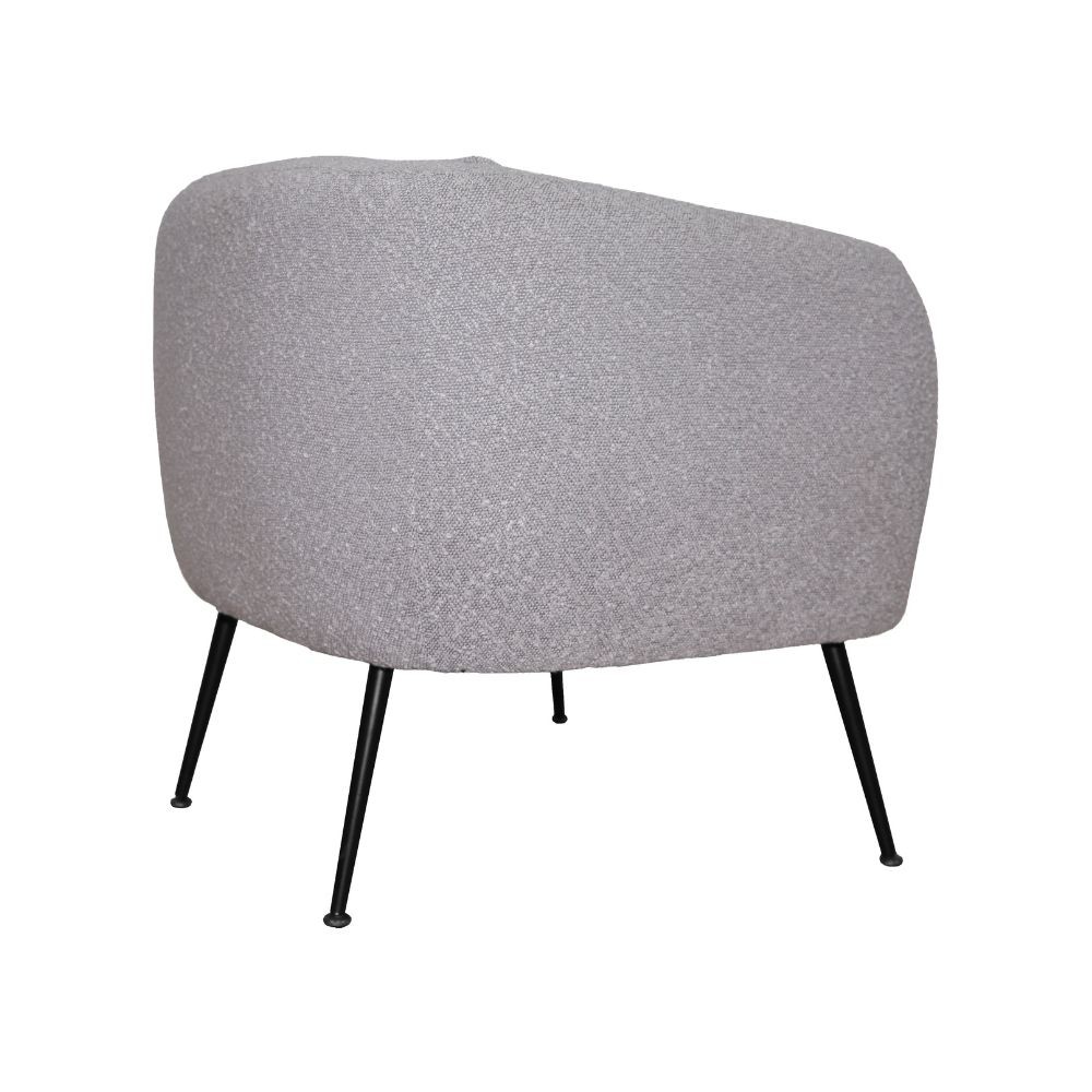 Poltrona pozzetto Nuvia in tessuto Ascort colore taupe - immagine 5