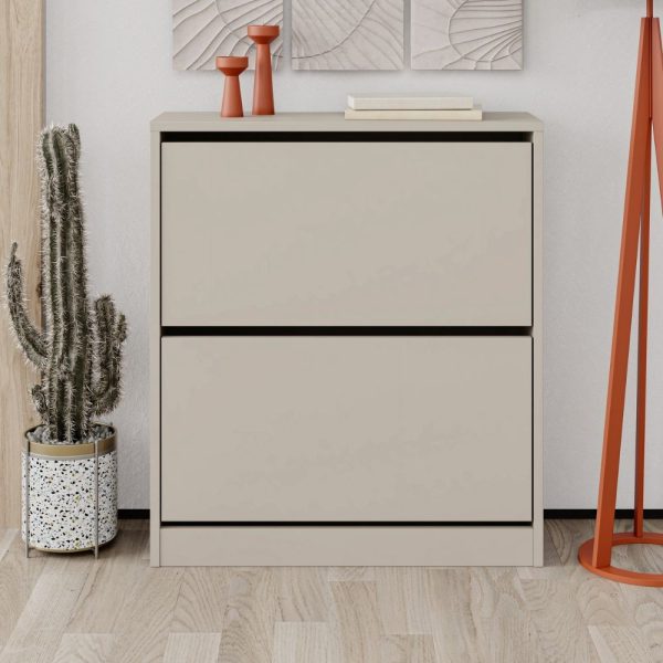 Scarpiera SHC520SAND due ante a ribalta cashmere