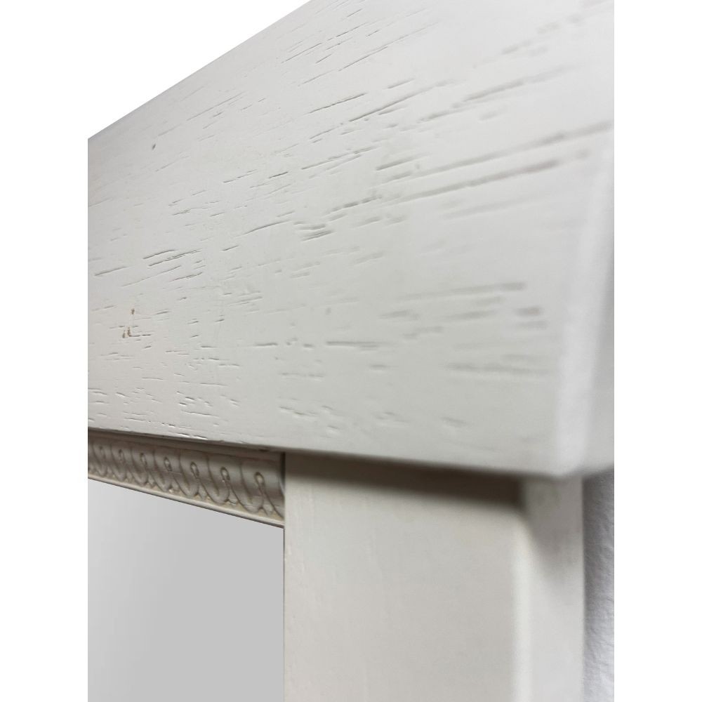 Specchiera Athena in legno con cornice colore avorio - immagine 2