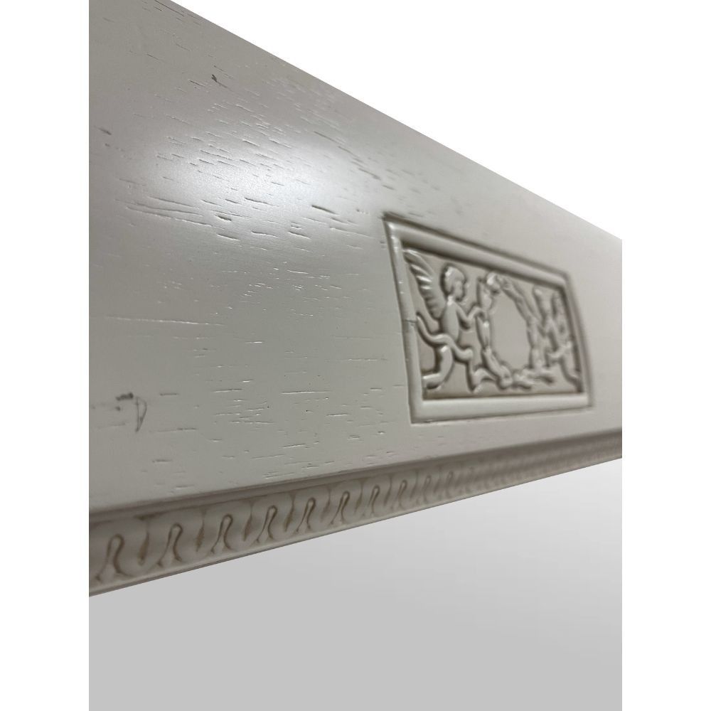 Specchiera Athena in legno con cornice colore avorio - immagine 3