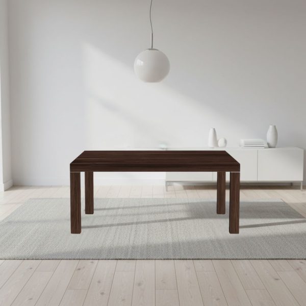 Tavolo Imab Piana T08 in olmo moro con 4 allunghe 160x90x74.6 cm.