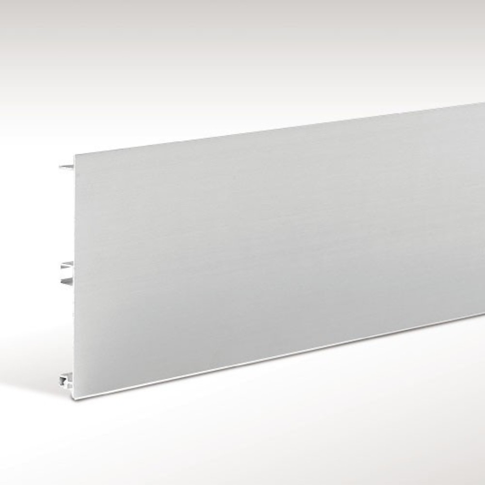 Zoccolo alluminio H10 barra 4 mtl ZOCCH10ALL