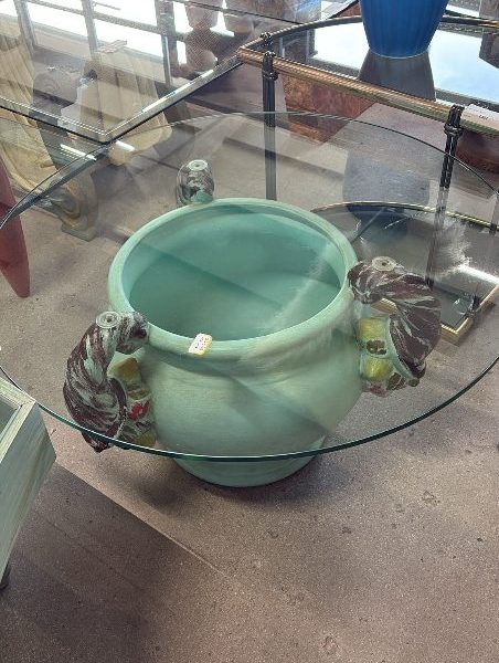 Tavolino in vetro basso Nuovo da esposizione 363/U