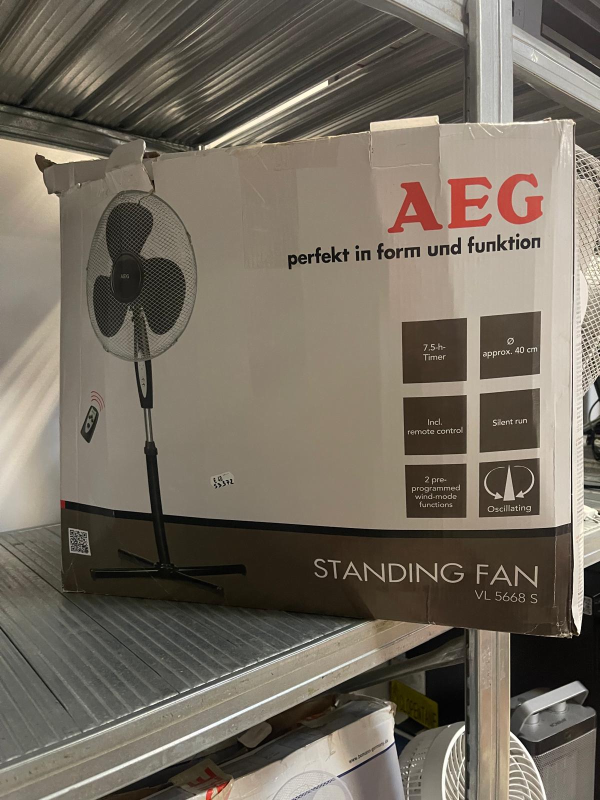 Ventilatore Piantana Aeg NUOVO DA ESPOSIZIONE 370/U
