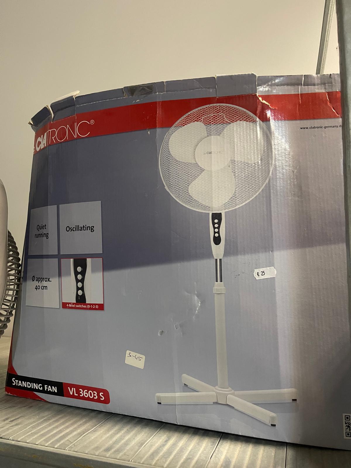 Ventilatore Piantana Clatronic NUOVO DA ESPOSIZIONE 375/U