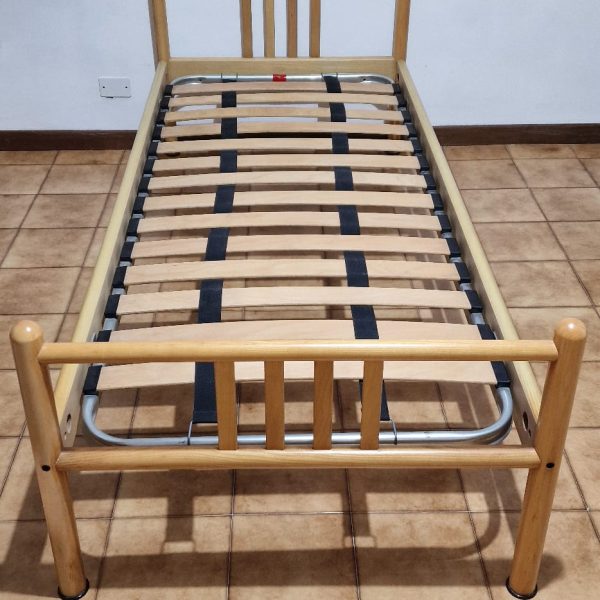 Struttura Letto Singolo Con Rete A Doghe Usata 567